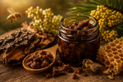 Propolis, rayon de miel et abeilles