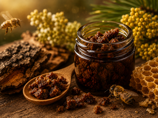 Propolis, rayon de miel et abeilles