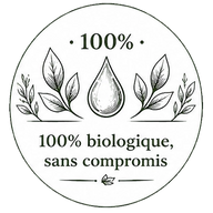 Pictogramme Barbe B : goutte d'huile et feuillage