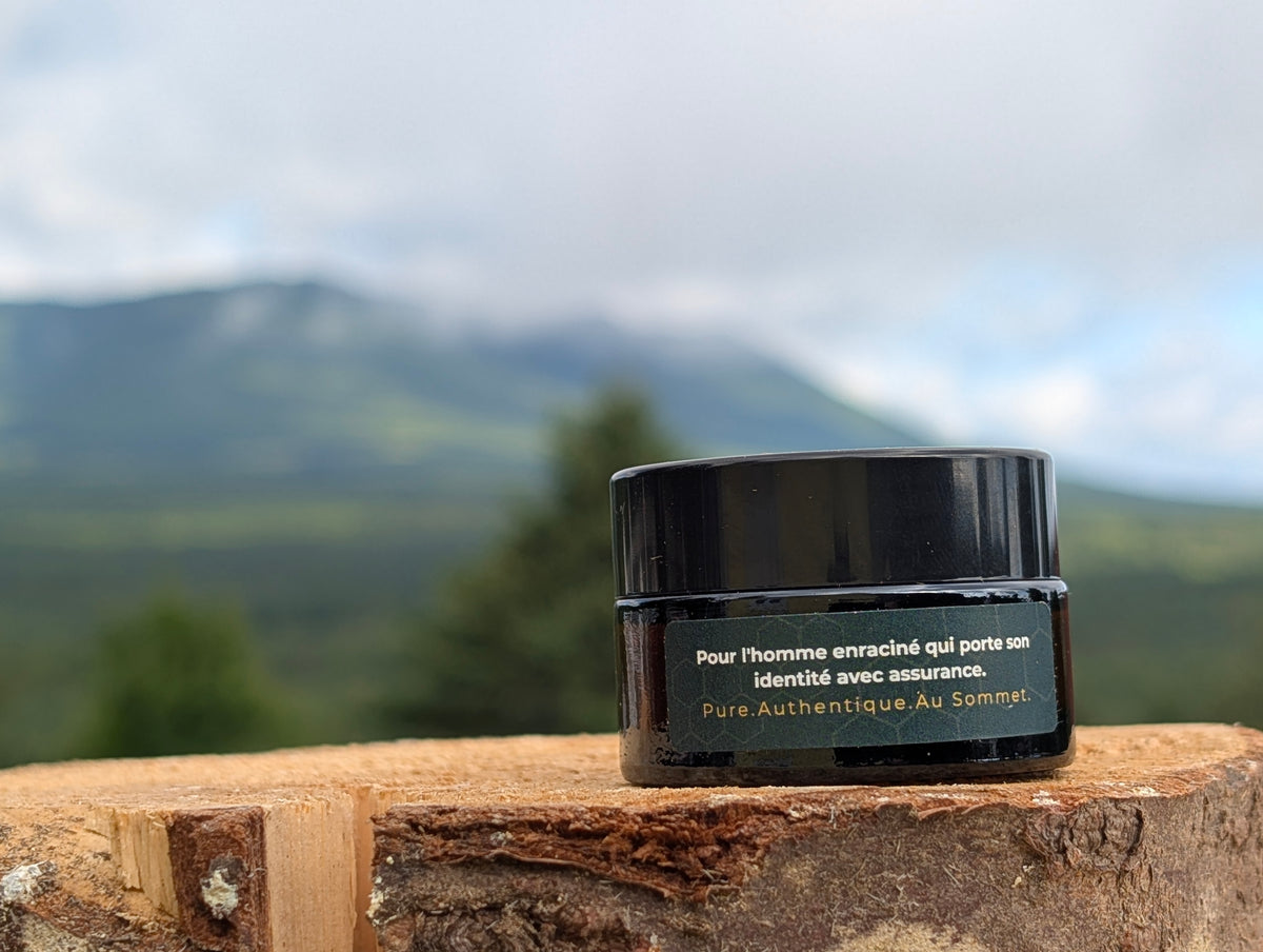 Pot de baume à barbe Essentiel 13 g, Barbe B, fabriqué à Notre-Dame-des-Bois