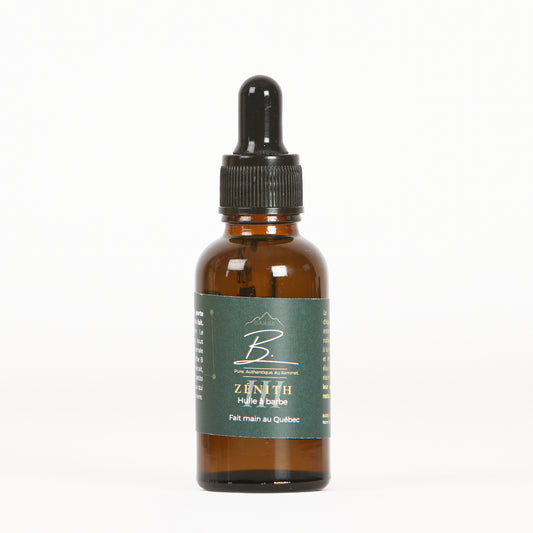 Huile à barbe nourrissante Zénith de Barbe B, 30 ml